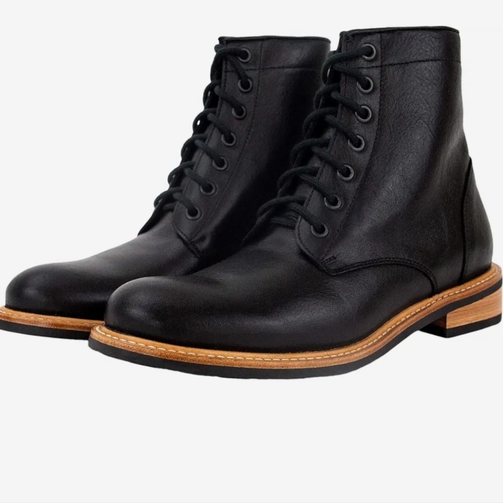 Nisolo Black All-Weather Amalia Boots - Size 5
